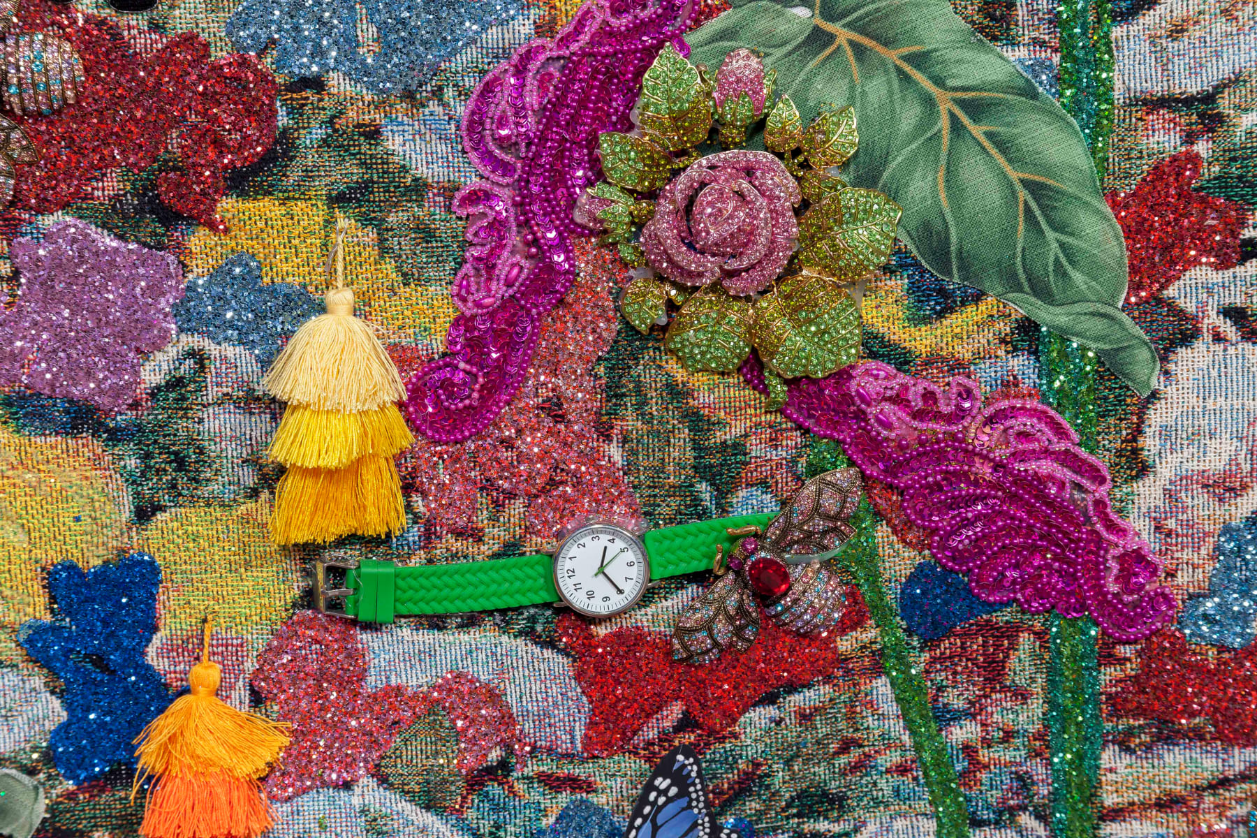 Ebony G. Patterson, ...in loving memory...for those who bear/bare witness, 2018