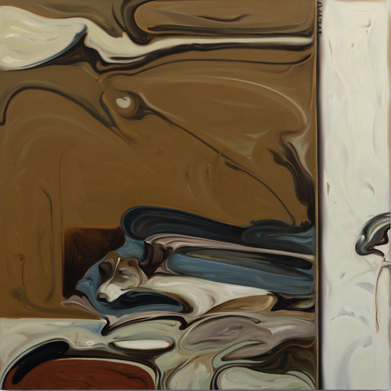 Luke Agada, Unstill Life (Elegy in Blue), 2025