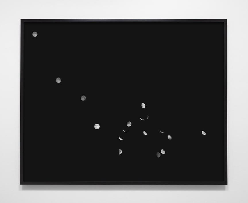 Carrie Schneider, Moon Drawing #240, 2015