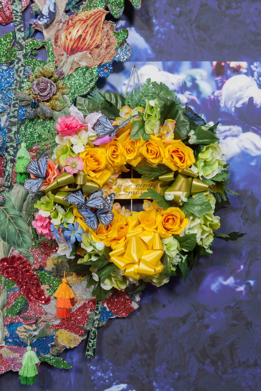 Ebony G. Patterson, ...in loving memory...for those who bear/bare witness, 2018