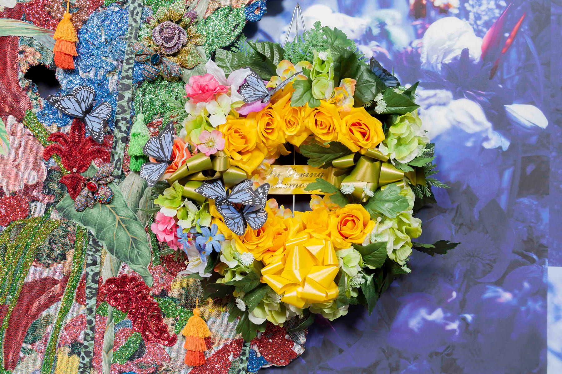 Ebony G. Patterson, ...in loving memory...for those who bear/bare witness, 2018