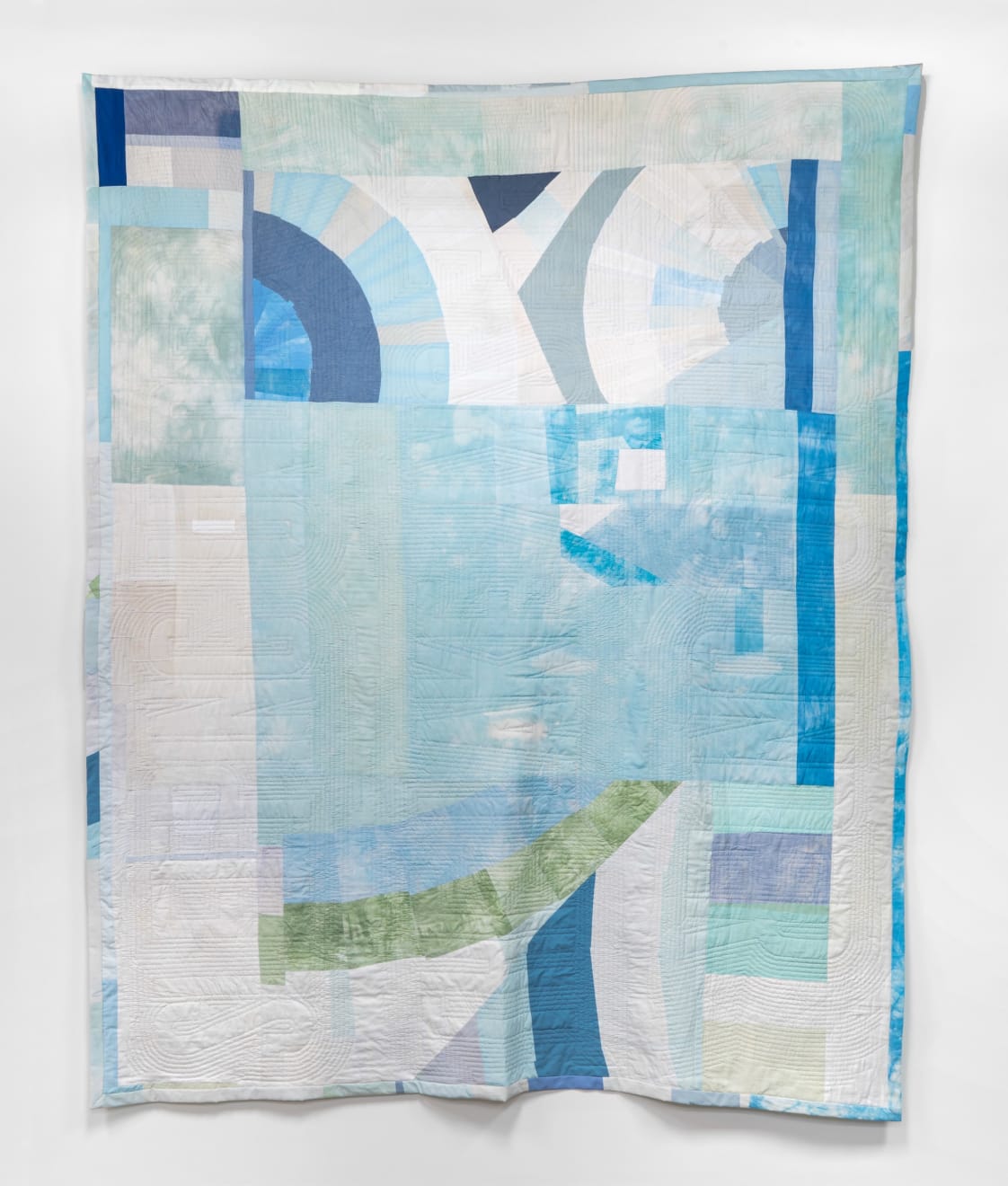 Karen Reimer, Sleeping Under the Sky/Sleeping Under the Lake #2, from the Shoretime Spaceline series, 2018-21