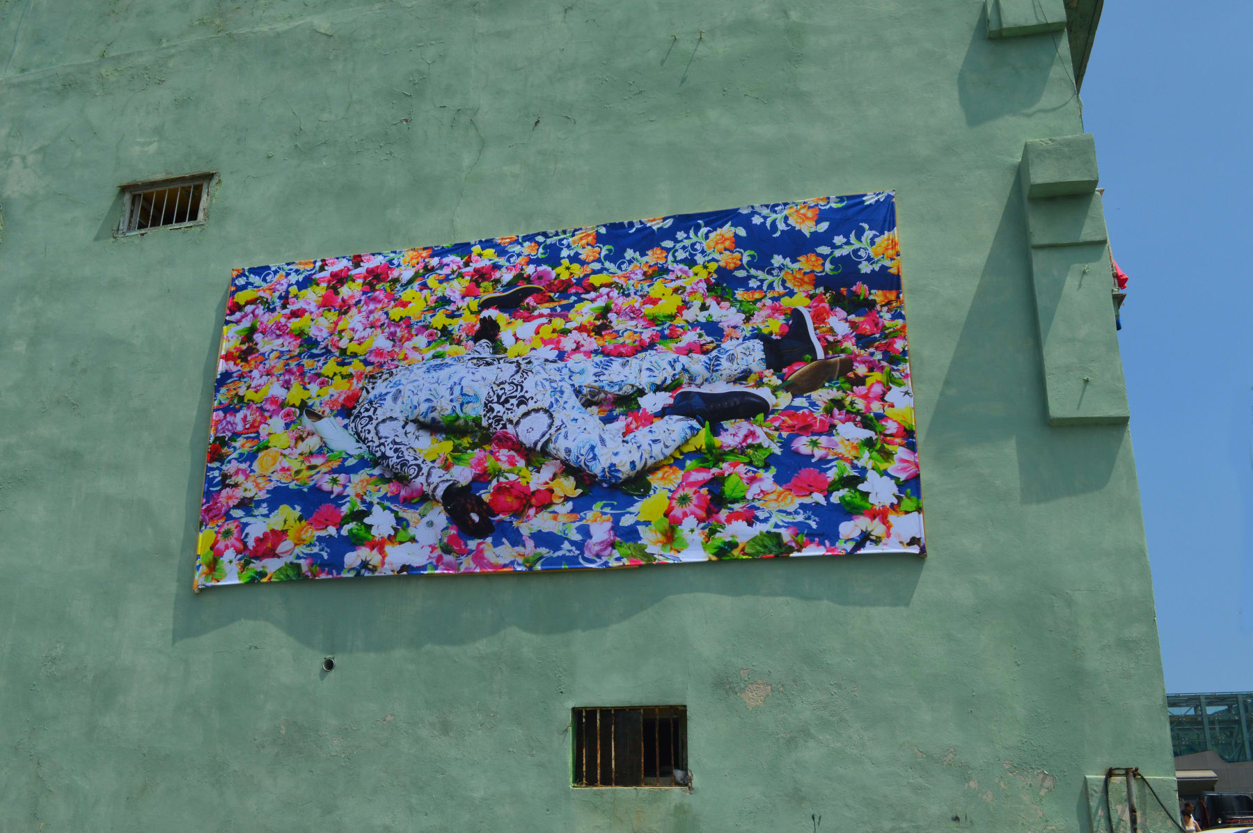 Ebony G. Patterson, Untitled (Among the weeds, plants, and peacock feathers), 2015