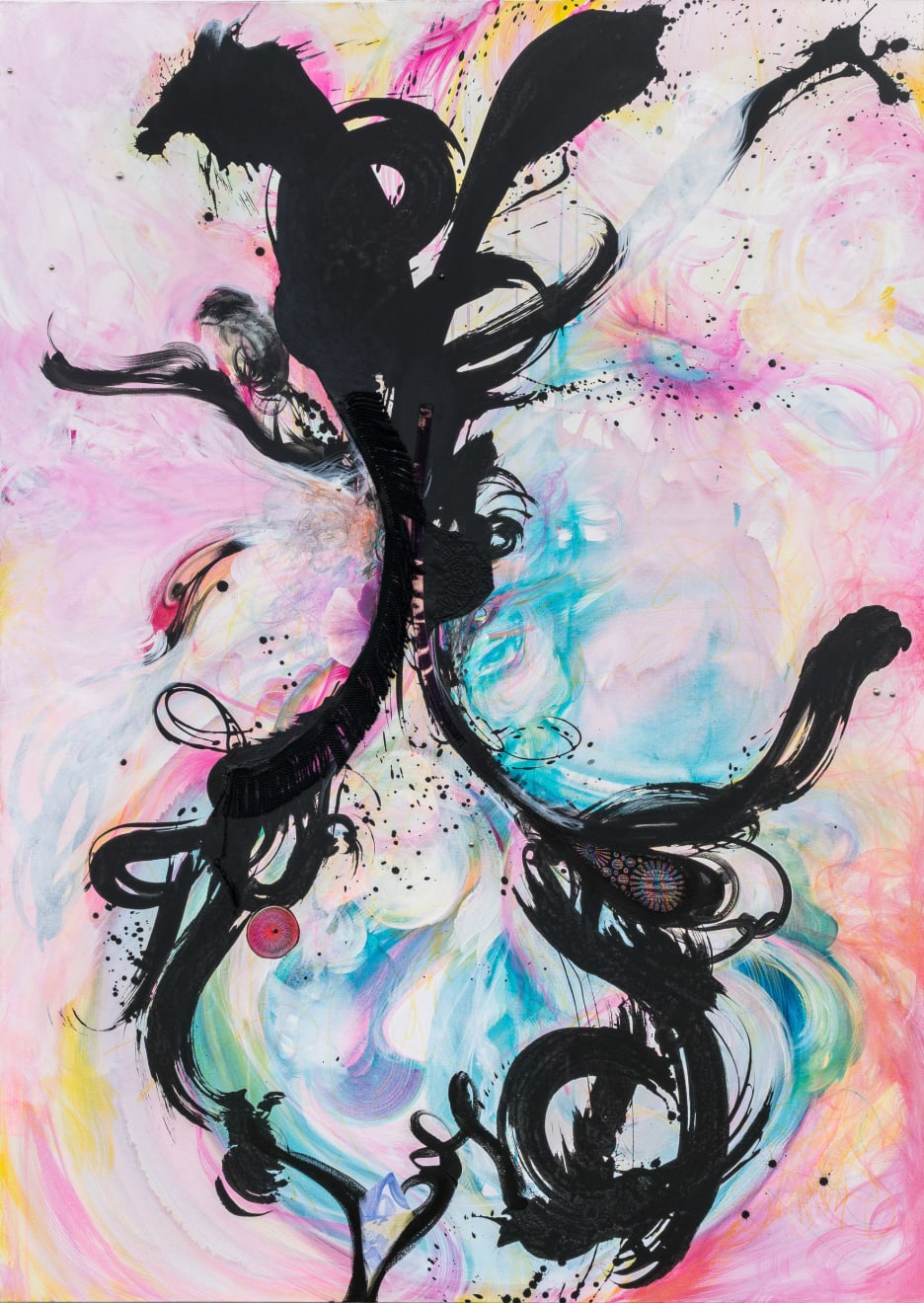 Shinique Smith, Voice in the air, 2024