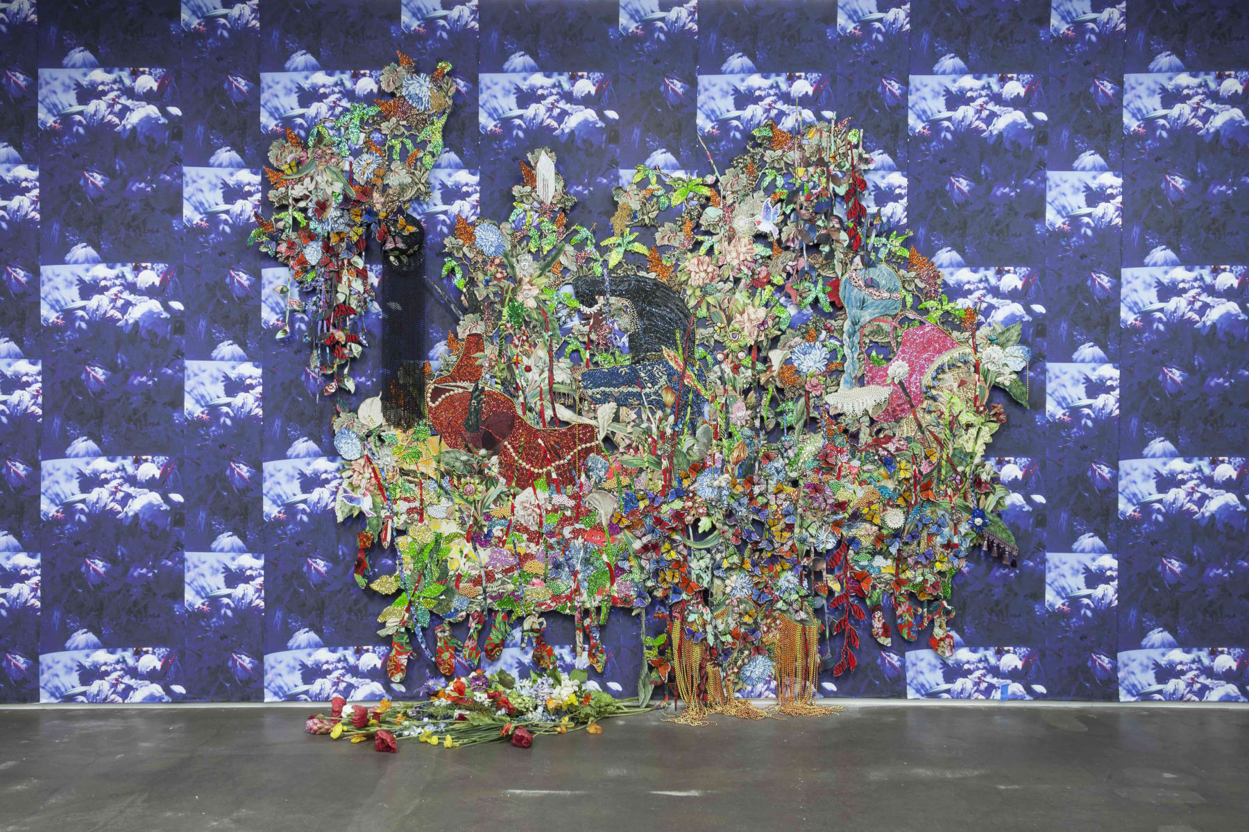 Ebony G. Patterson, ...fraught...for those who bear/bare witness, 2018