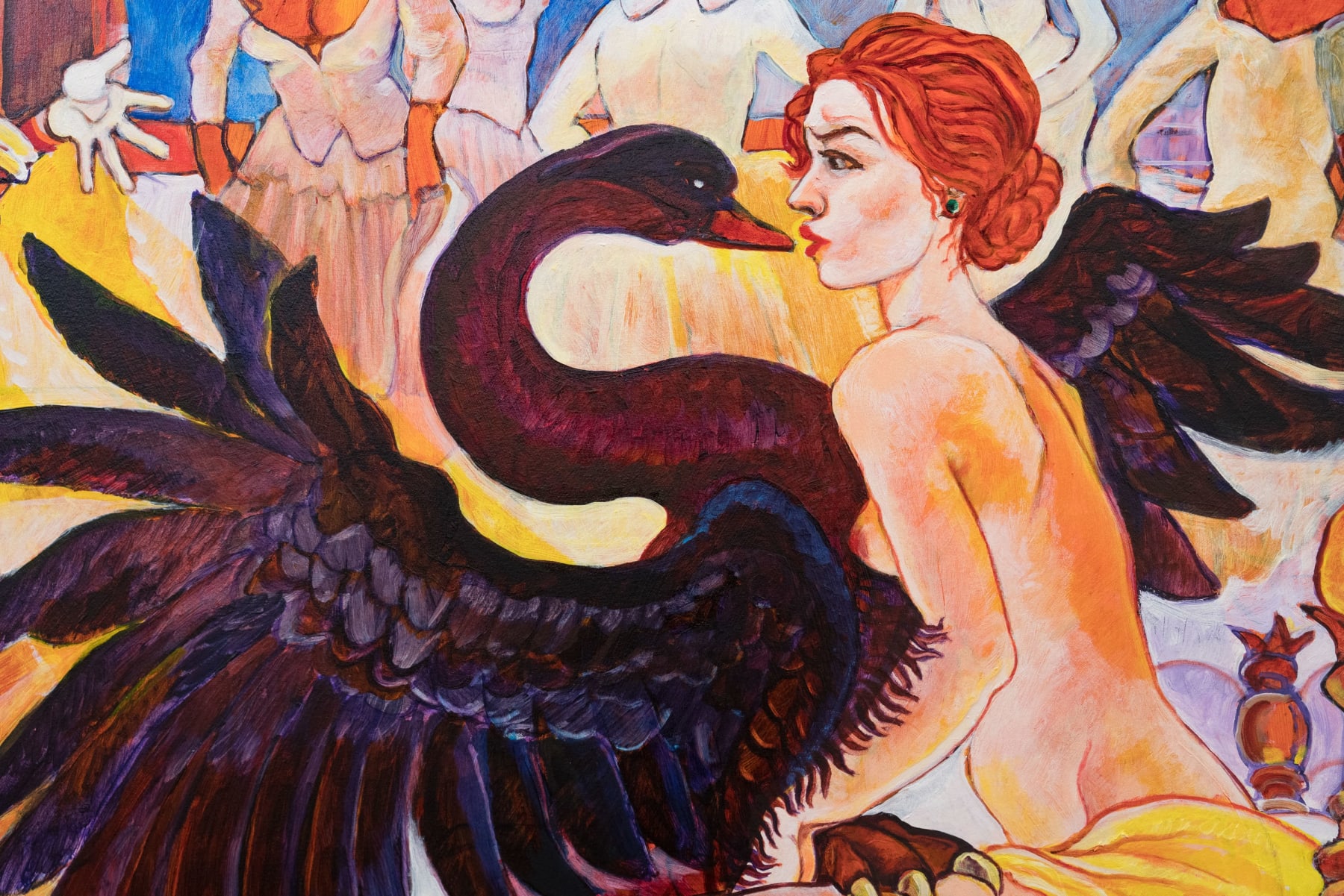Arvie Smith, Leda and the Swan, 2022