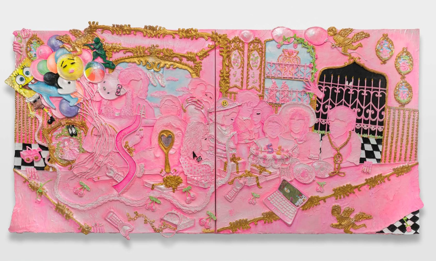 Yvette Mayorga, The Enchanted Party After François Boucher, The Enchanted Home, 2022