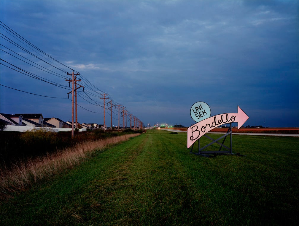 Joel Ross, Unisex Bordello (Installed and Abandoned, Champaign, Illinois), 2009