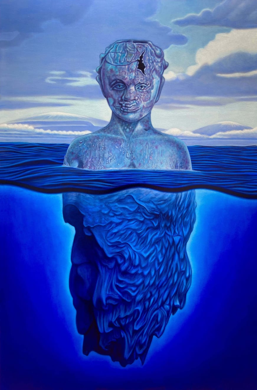 Kajahl, Iceberg Entity IV (Cracked Head Thawing), 2022