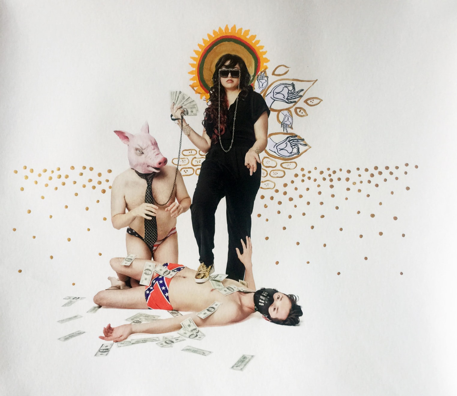 Maya Mackrandilal, Study for Lakshmi, 2015