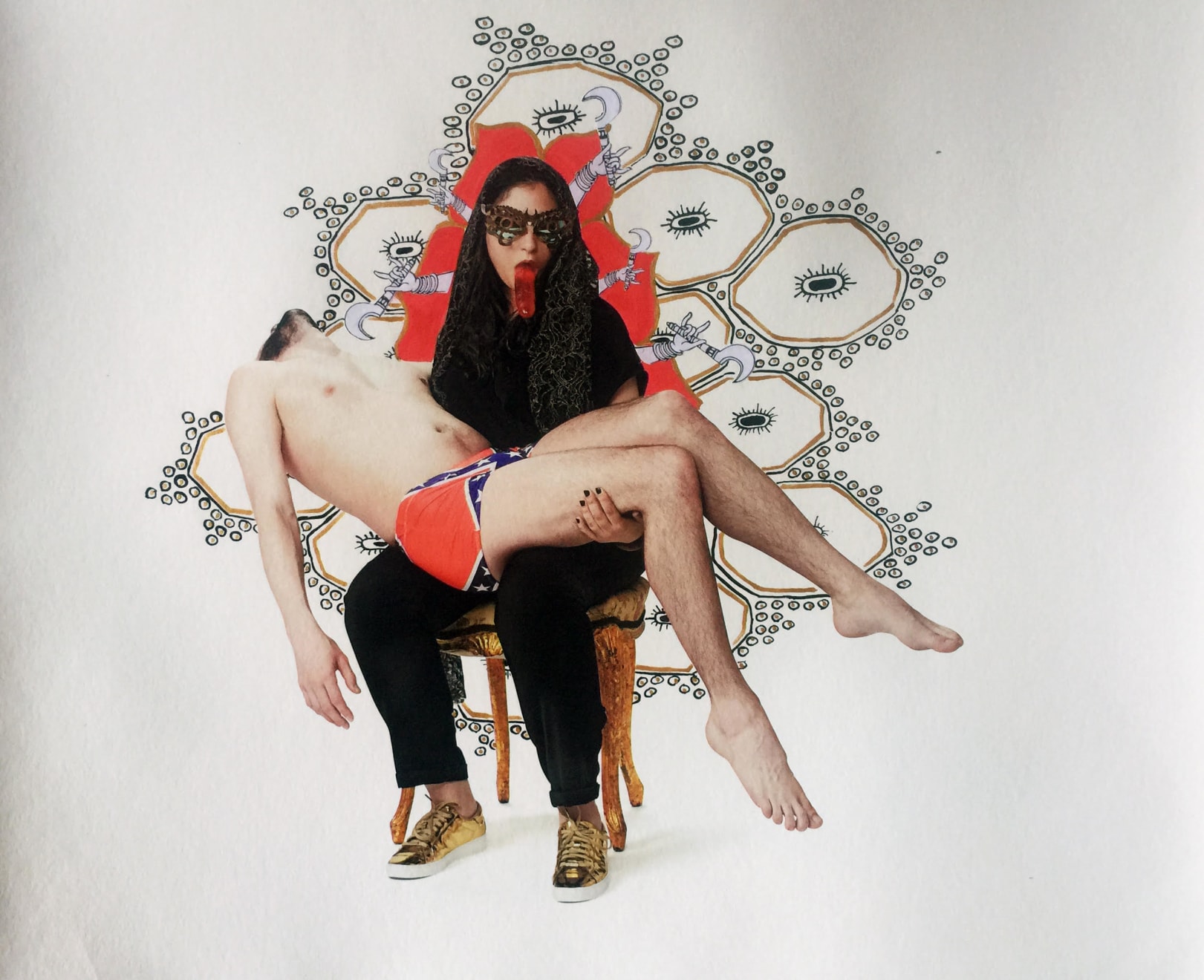 Maya Mackrandilal, Study for Kali, 2015