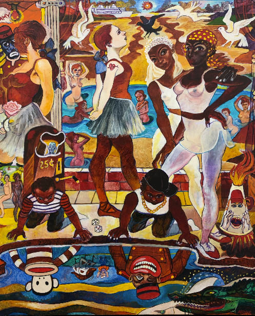 Arvie Smith, Echo and Narcissus, 2022