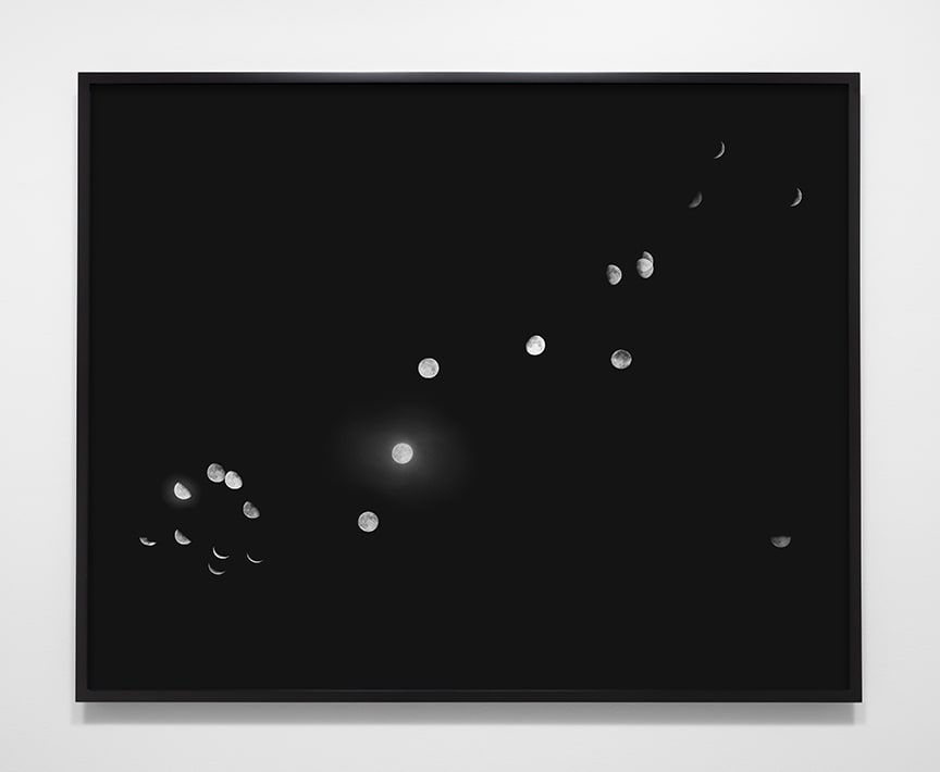 Carrie Schneider, Moon Drawing #253, 2015