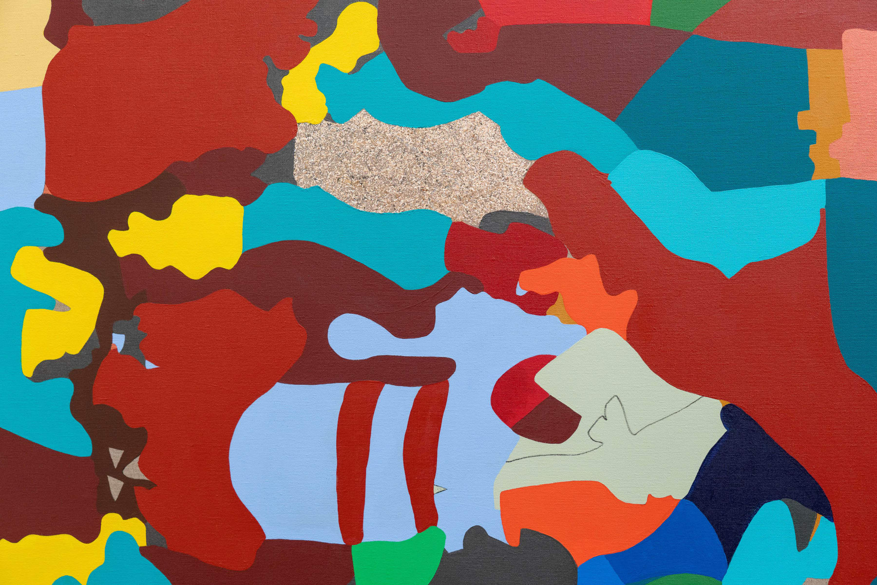 Candida Alvarez, Mostly Cloudy, 2023