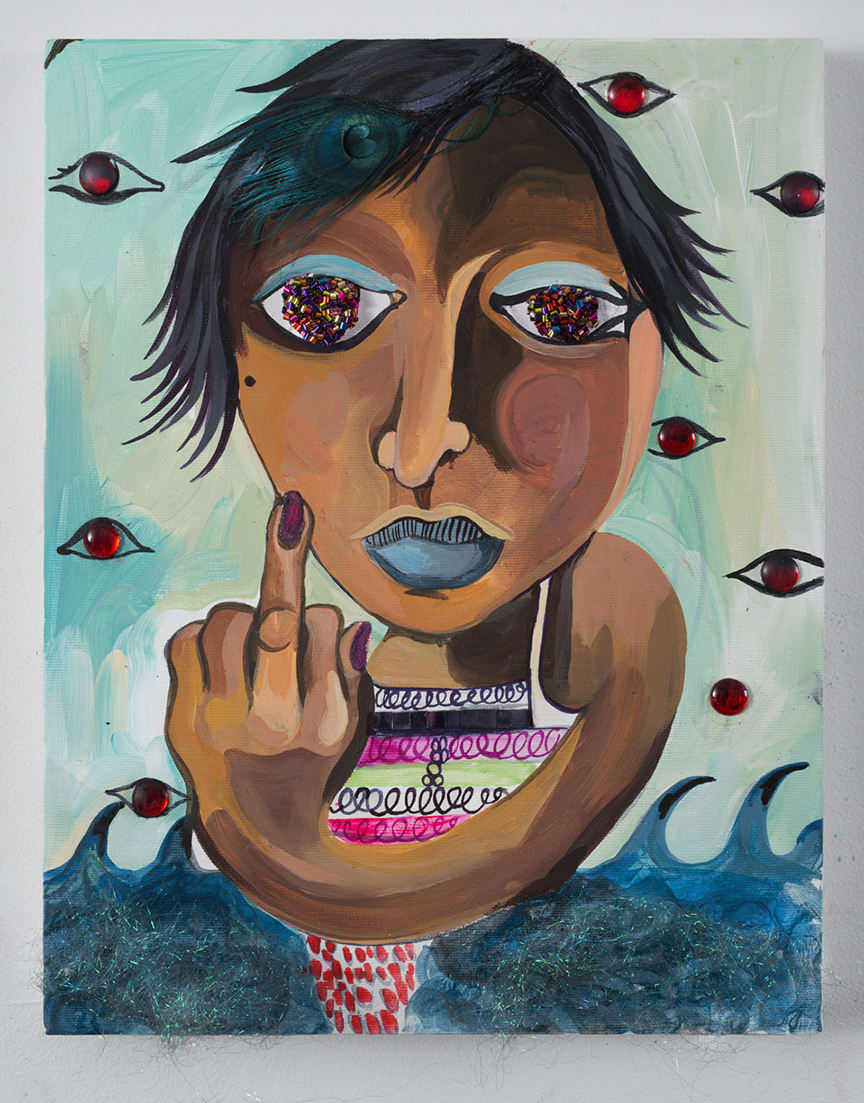 Chitra Ganesh, The Finger, 2015