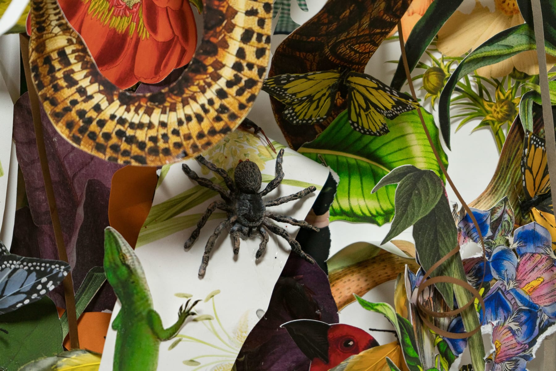 Ebony G. Patterson, …bent… and rippled in the swallow….submitting to ….an ending, 2023