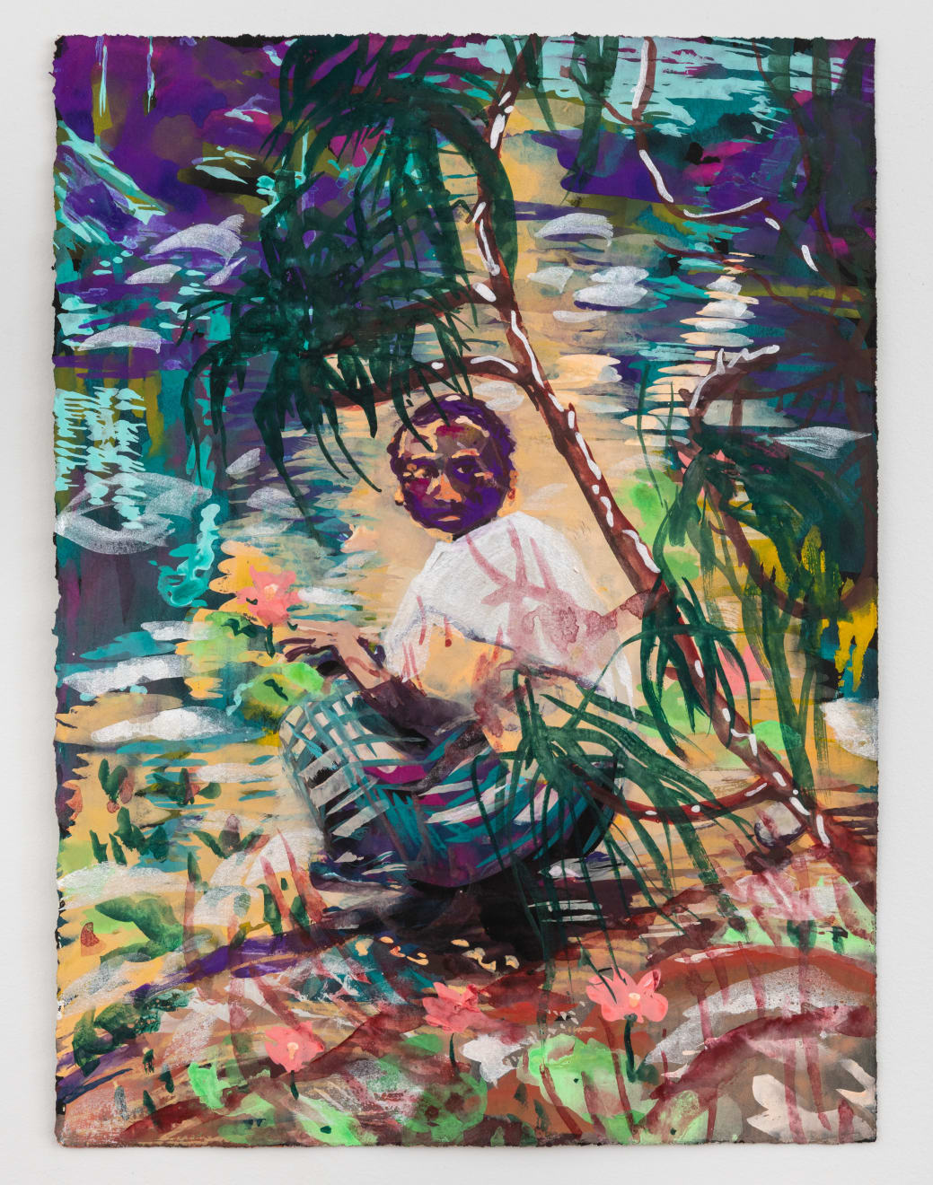 Maia Cruz Palileo, Under the Shade of a Young Palm Tree, 2023
