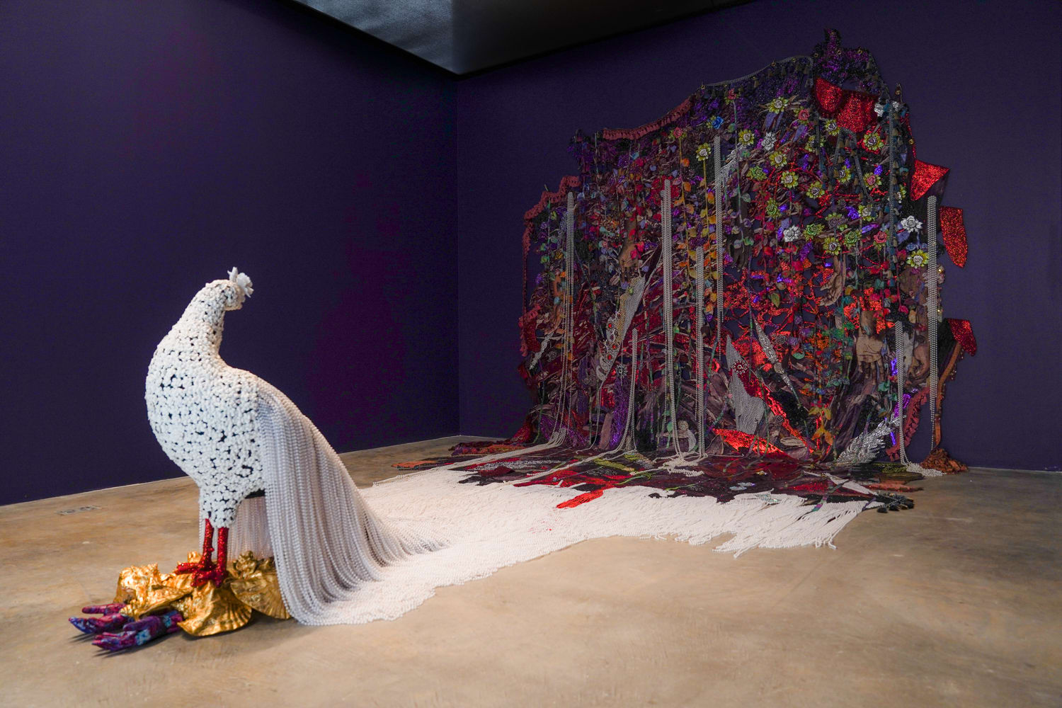 Ebony G. Patterson, when the land is in plumage..., 2020