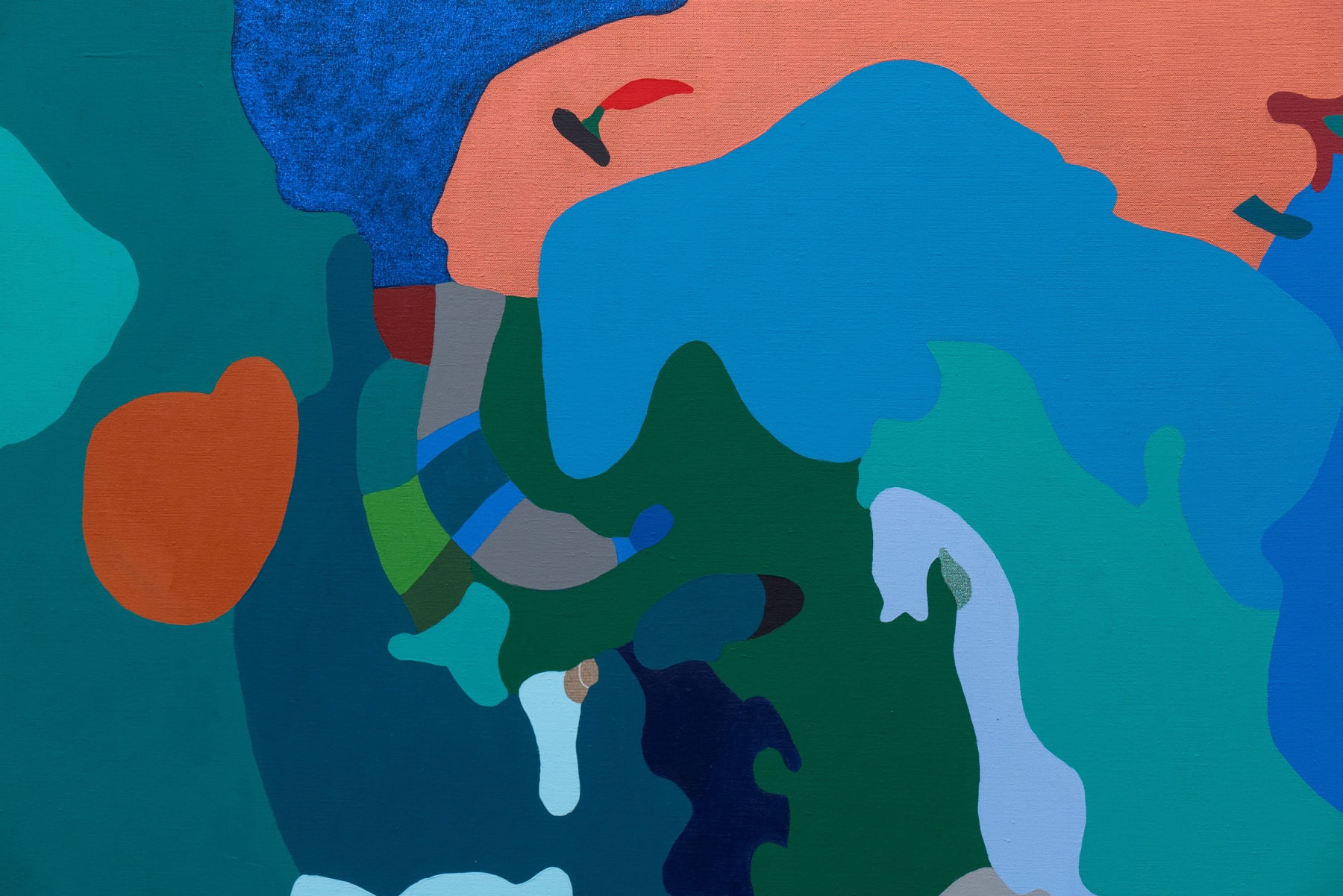 Candida Alvarez, Partly Cloudy, 2023