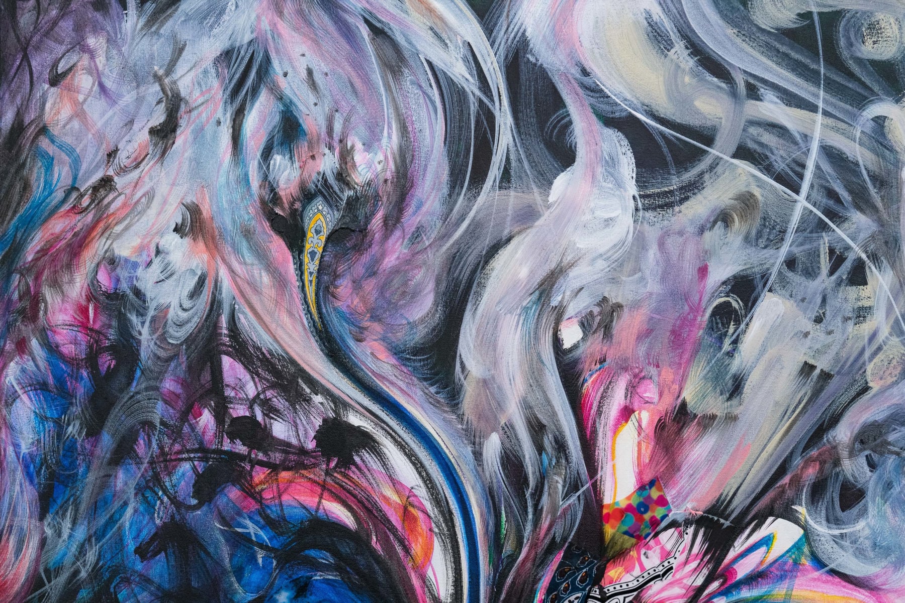 Shinique Smith, Midnight in my garden, 2024