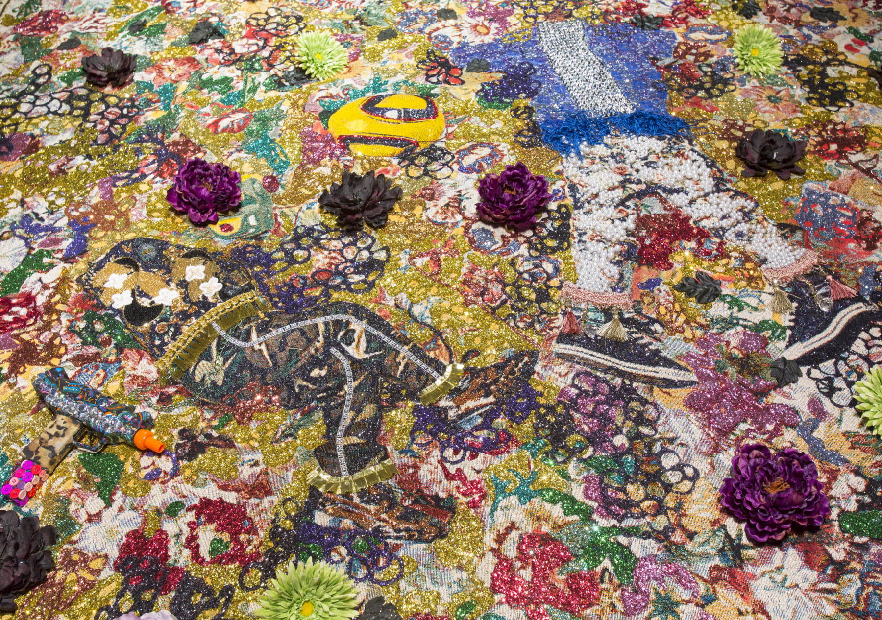 Ebony G. Patterson, Shrubz, 2014