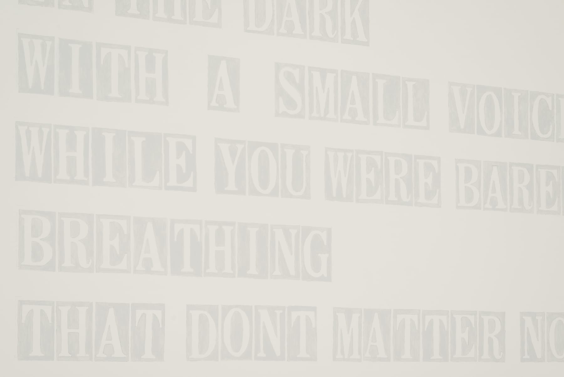 Joel Ross, Various Words, 2017