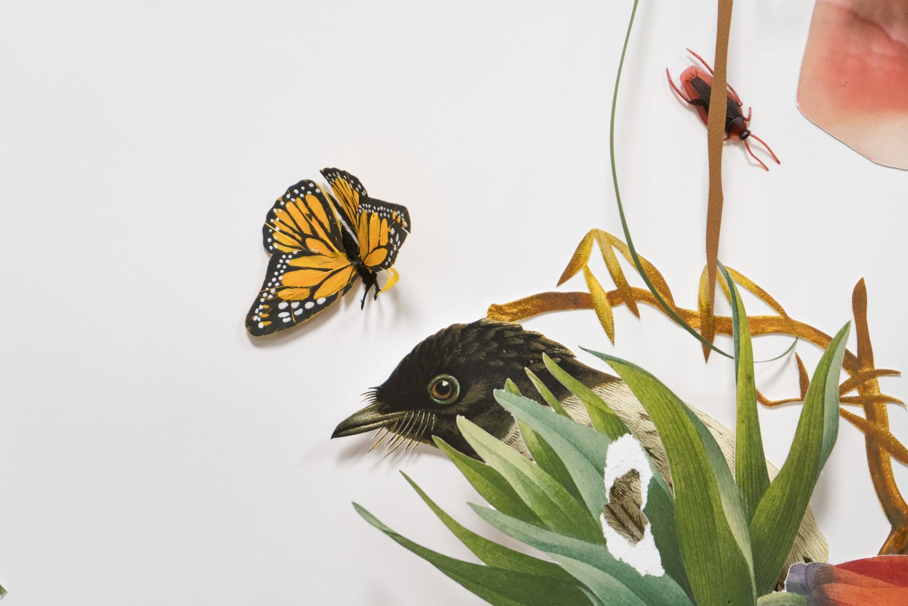 Ebony G. Patterson, …bent… and rippled in the swallow….submitting to ….an ending, 2023