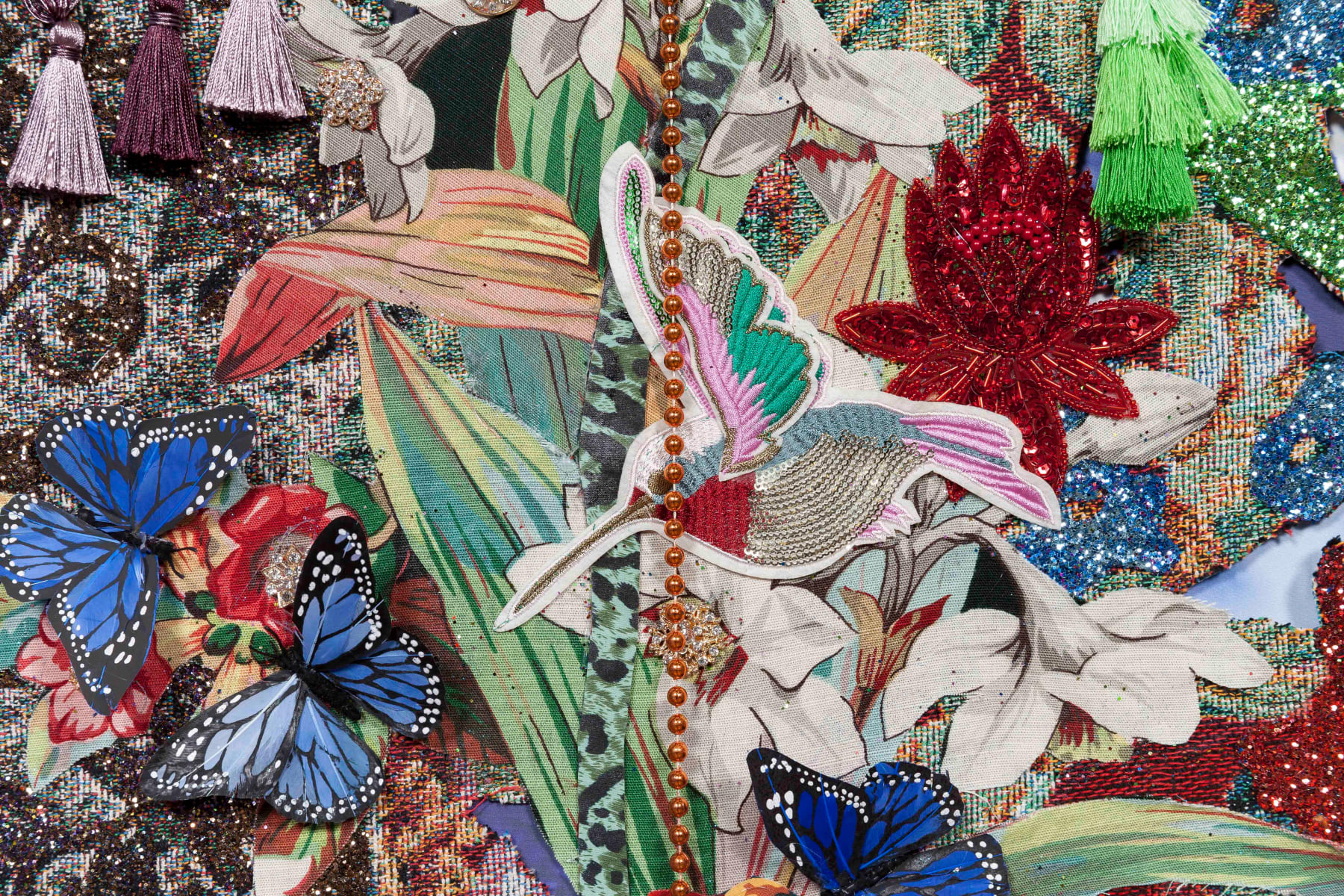 Ebony G. Patterson, ...in loving memory...for those who bear/bare witness, 2018