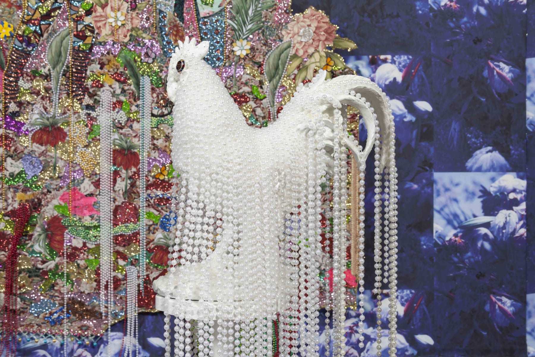 Ebony G. Patterson, ...they wondered what to do...for those who bear/bare witness, 2018