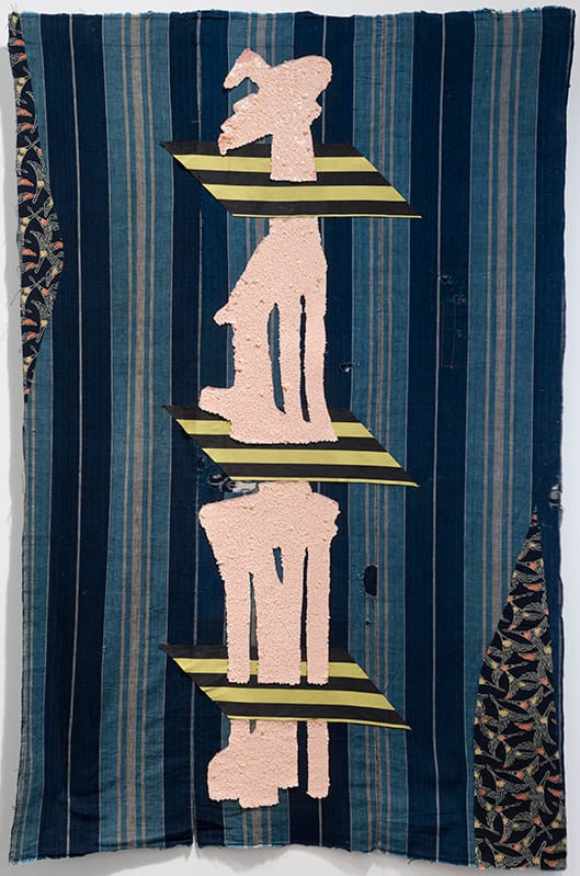 Sanford Biggers, Pink Seated Warrior, 2017