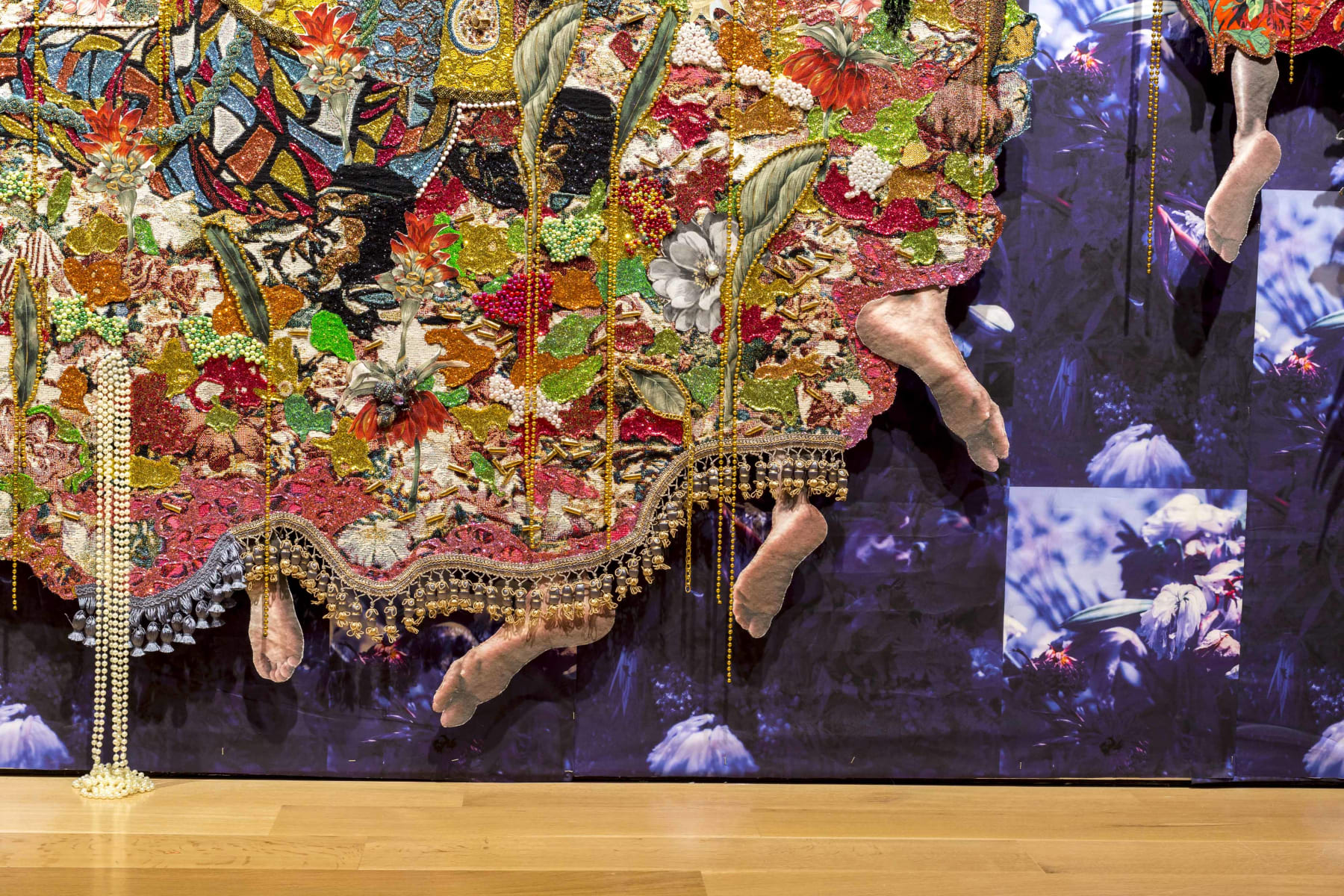 Ebony G. Patterson, …they stood in a time of unknowing...for those who bear/bare witness, 2018