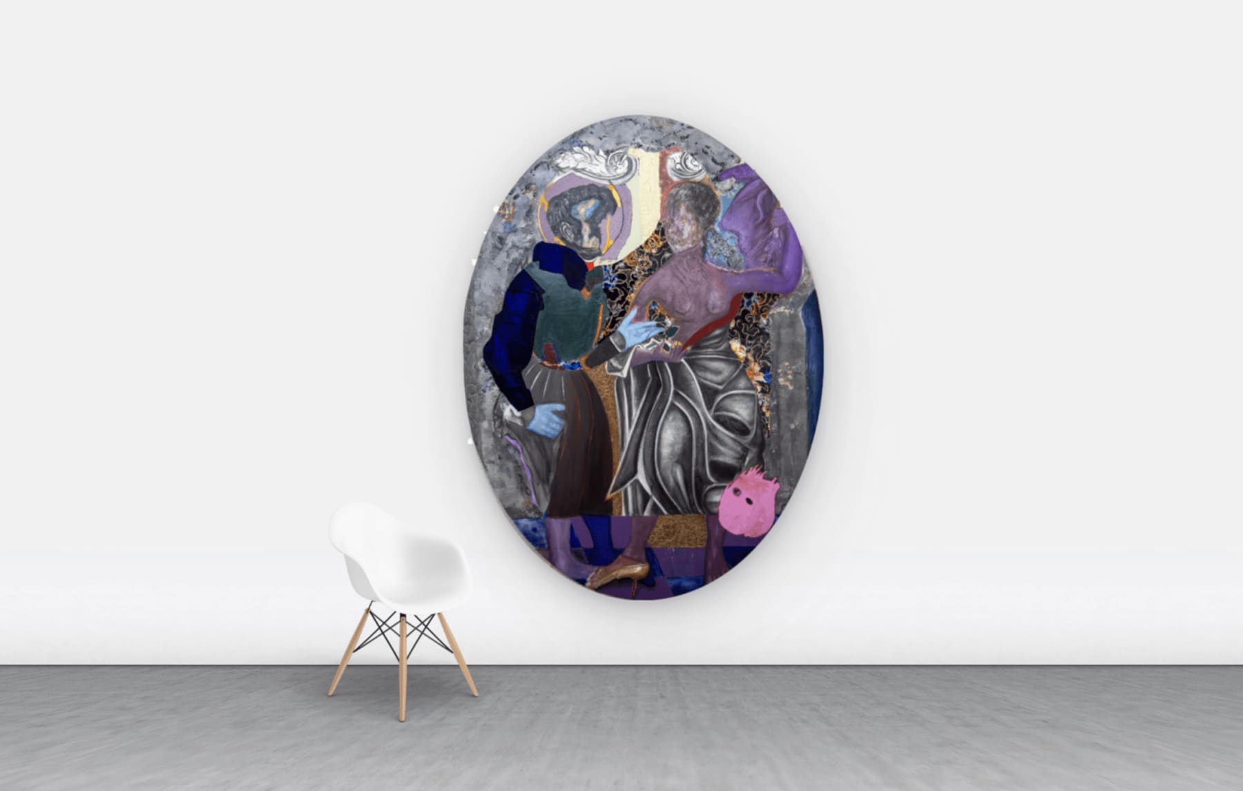 David Shrobe, Small Talk (Underneath the Moonlight), 2022