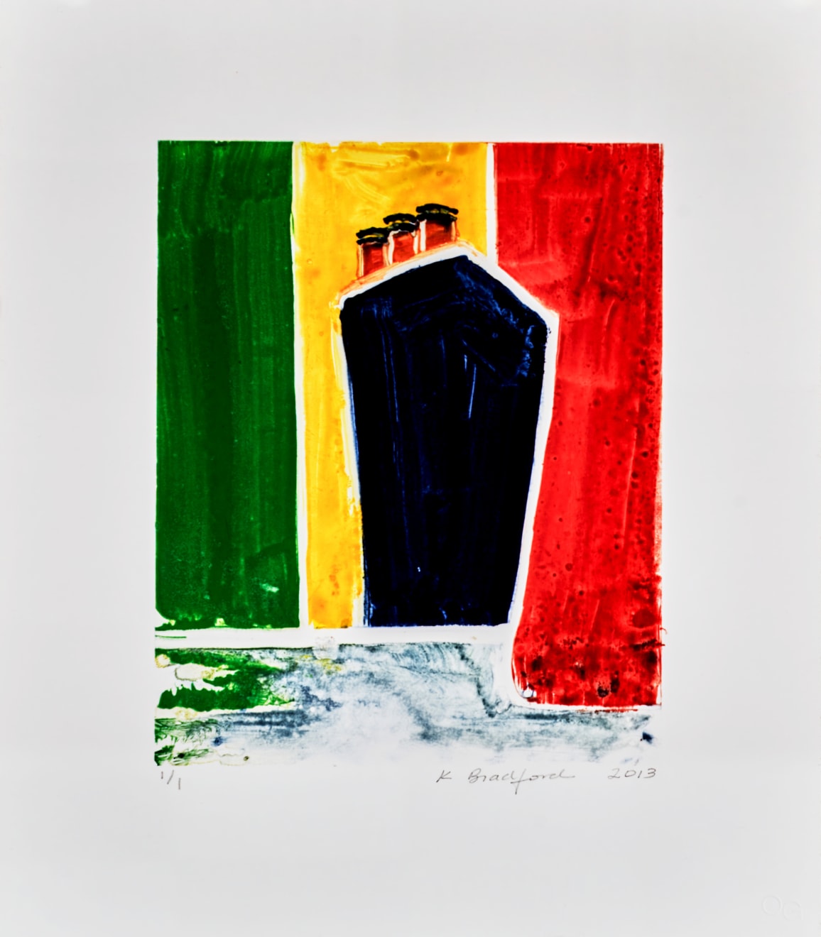 Katherine Bradford, Green, Yellow , Red : High Seas, www.mrosenthalart.com