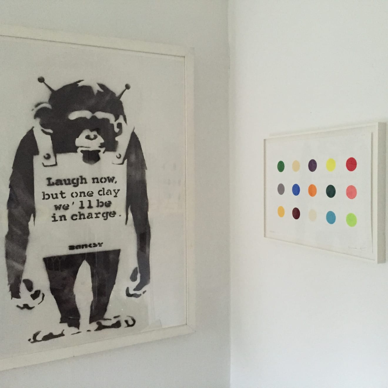 Banksy, "Laugh Now But One Day We´ll Be In Charge" ., 2001