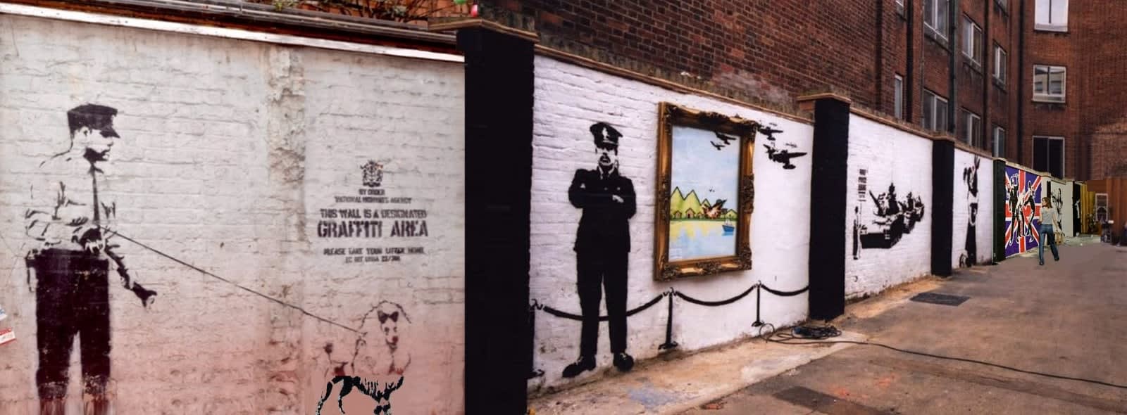 Banksy, Golf Sale - original and unique screen print exposure., 2003