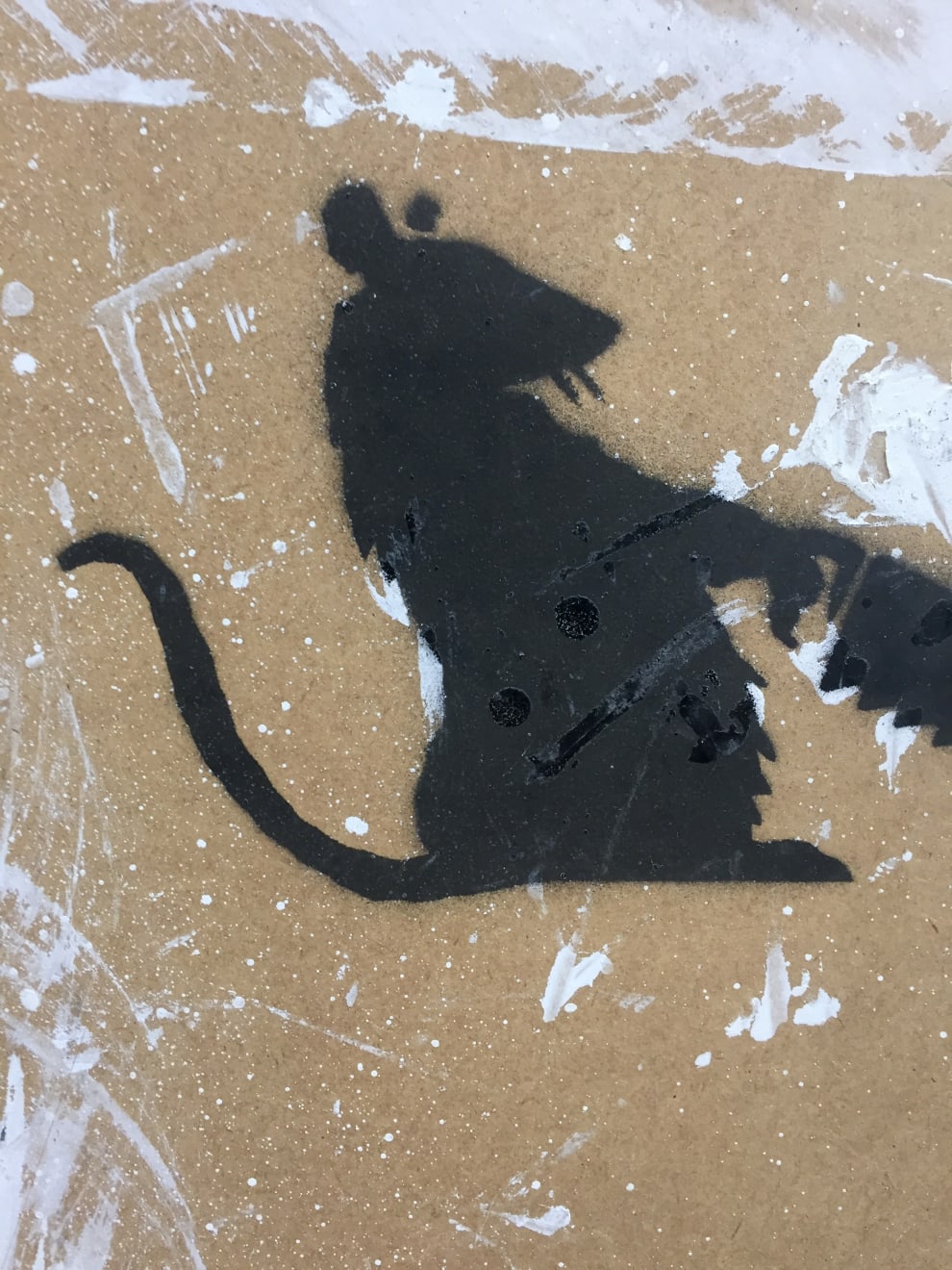 Banksy, Two Rats With Saw, 2003