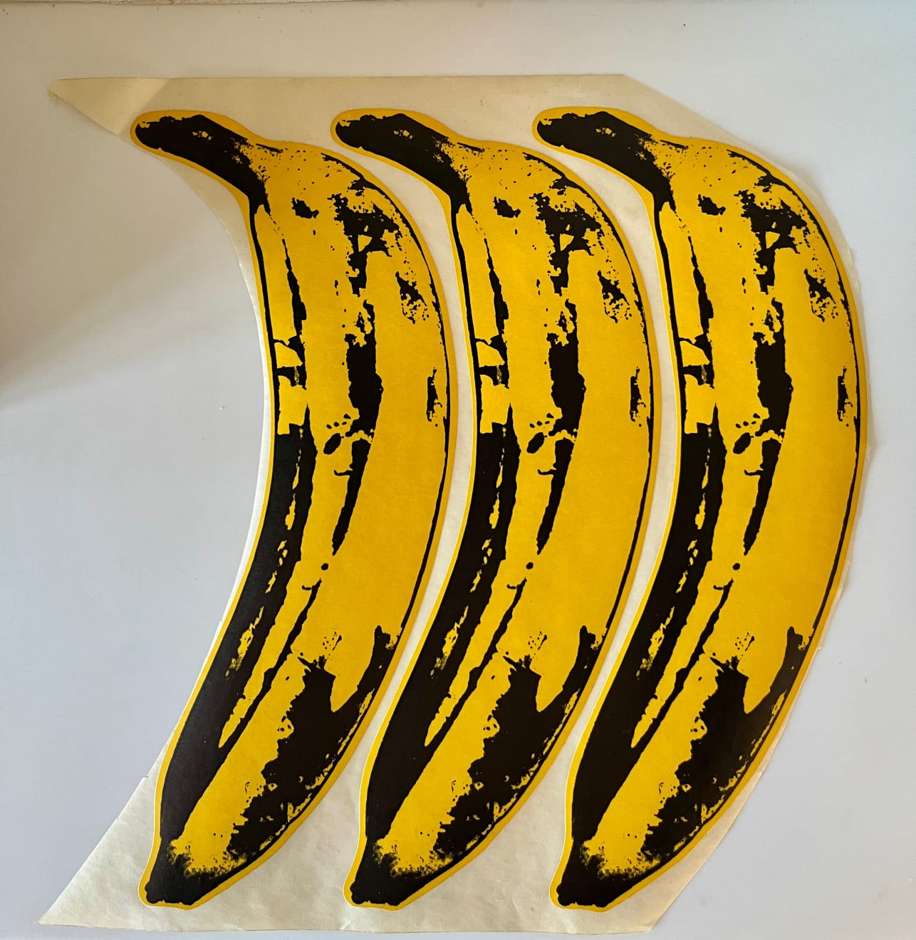 Andy Warhol, "The Velvet Underground Banana Stickers", 1967