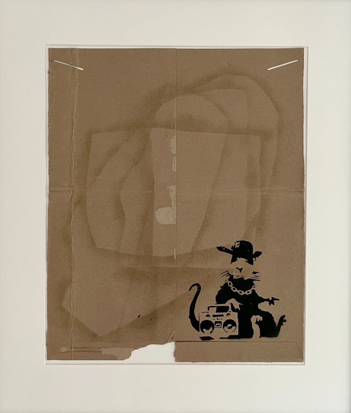 Banksy, "Ghettoblaster Rat", 2003