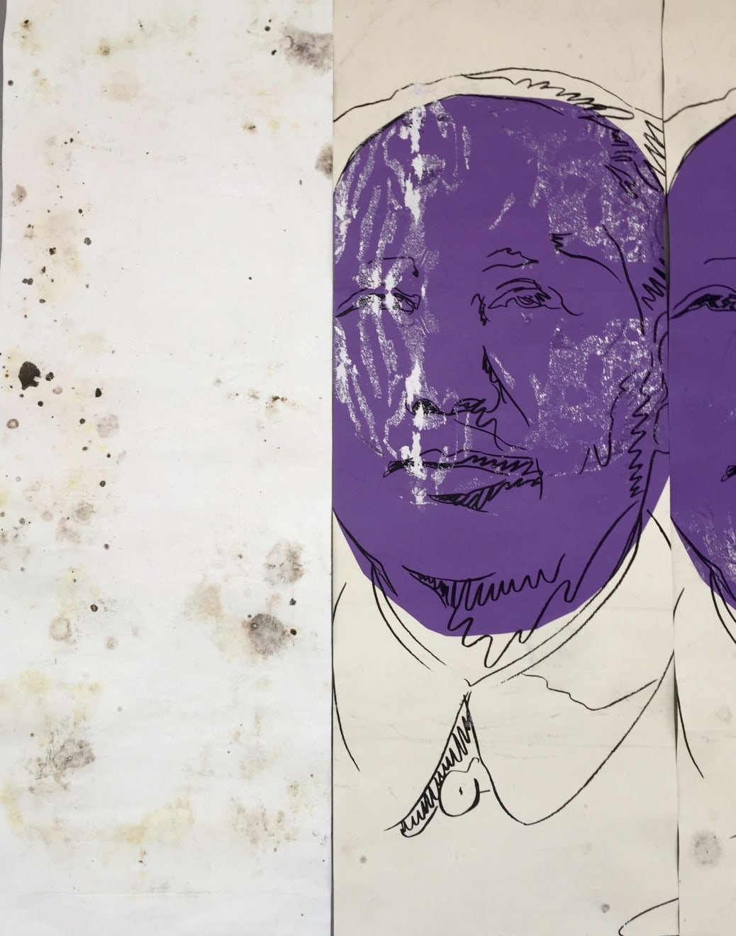 Andy Warhol, MAO original wallpaper. (Reserved), 1974