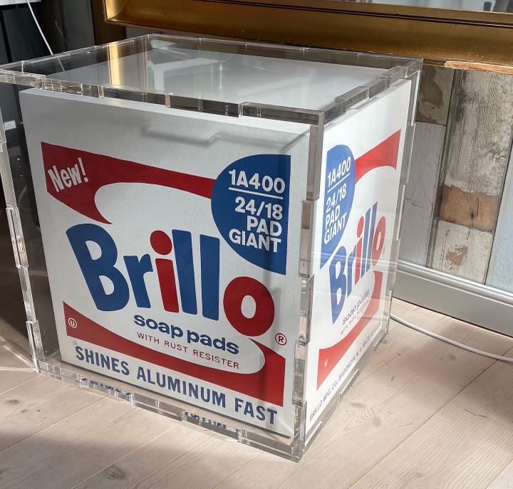 Andy Warhol, Brillo Box Malmö Type (RESERVED), 1968/1990