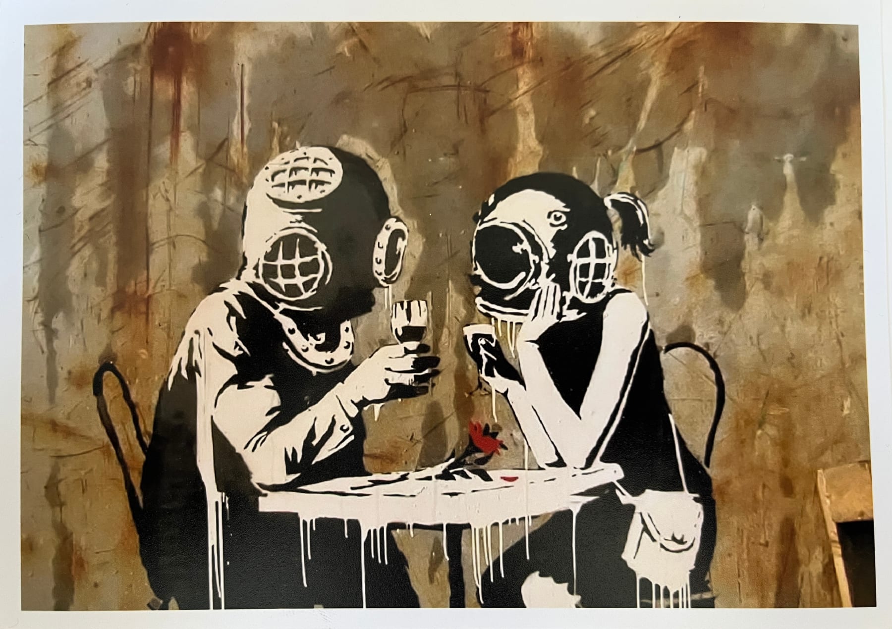 Banksy, Original photos of "Think Tank" . (not for sale), 2002