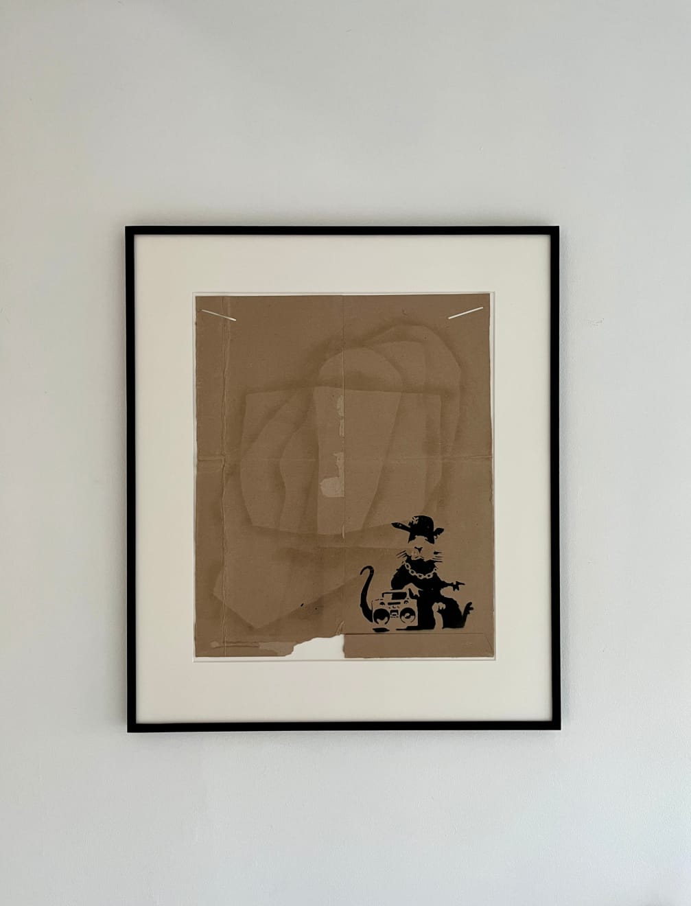 Banksy, "Ghettoblaster Rat", 2003