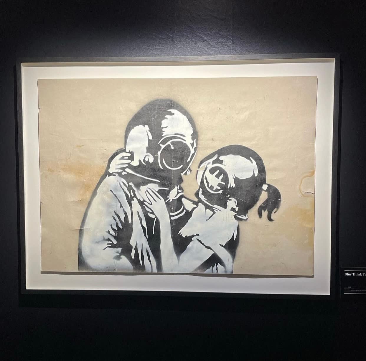 Banksy, "Think Tank" original preparatory spray . (RESERVED), 2003