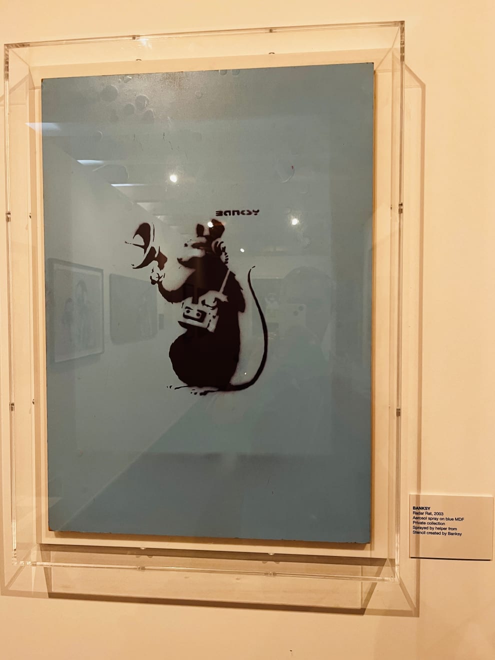 Banksy, Radar Rat , 2002