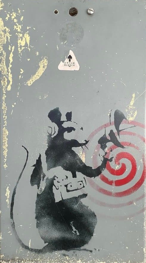 Banksy, "Radar Rat aka Sonic Rat", 2002