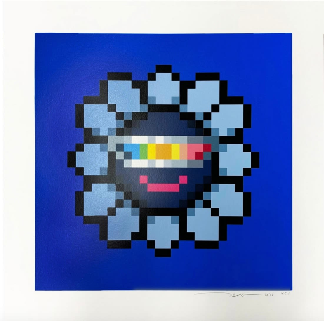 Takashi Murakami, Rainbow Glass . Murakami Flower # 0374, 2023
