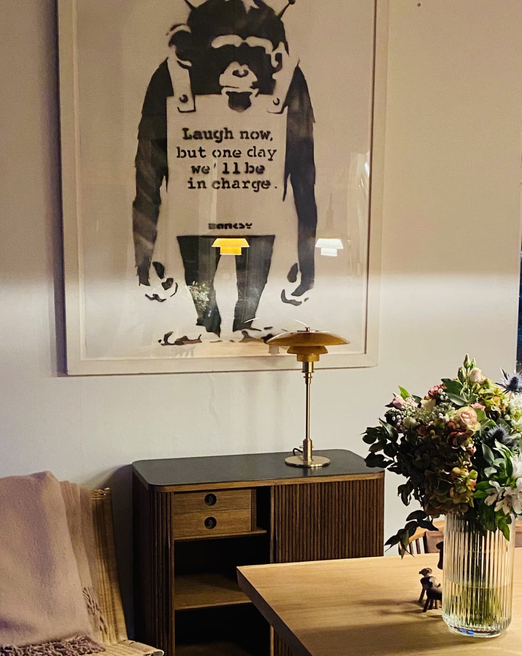 Banksy, "Laugh Now But One Day We´ll Be In Charge" ., 2001