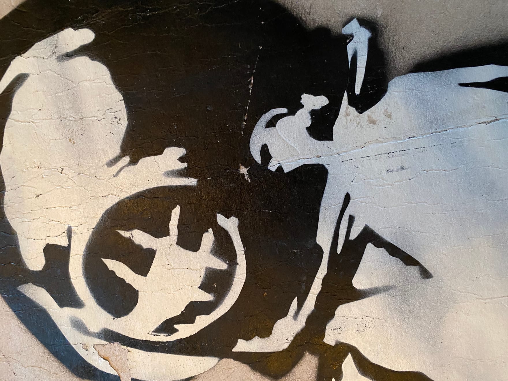Banksy, "Think Tank" original preparatory spray . (RESERVED), 2003