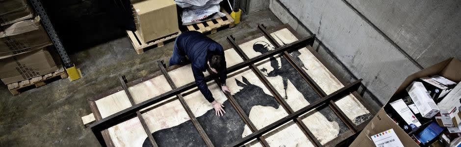 Banksy, "Donkey Documents" , 2007
