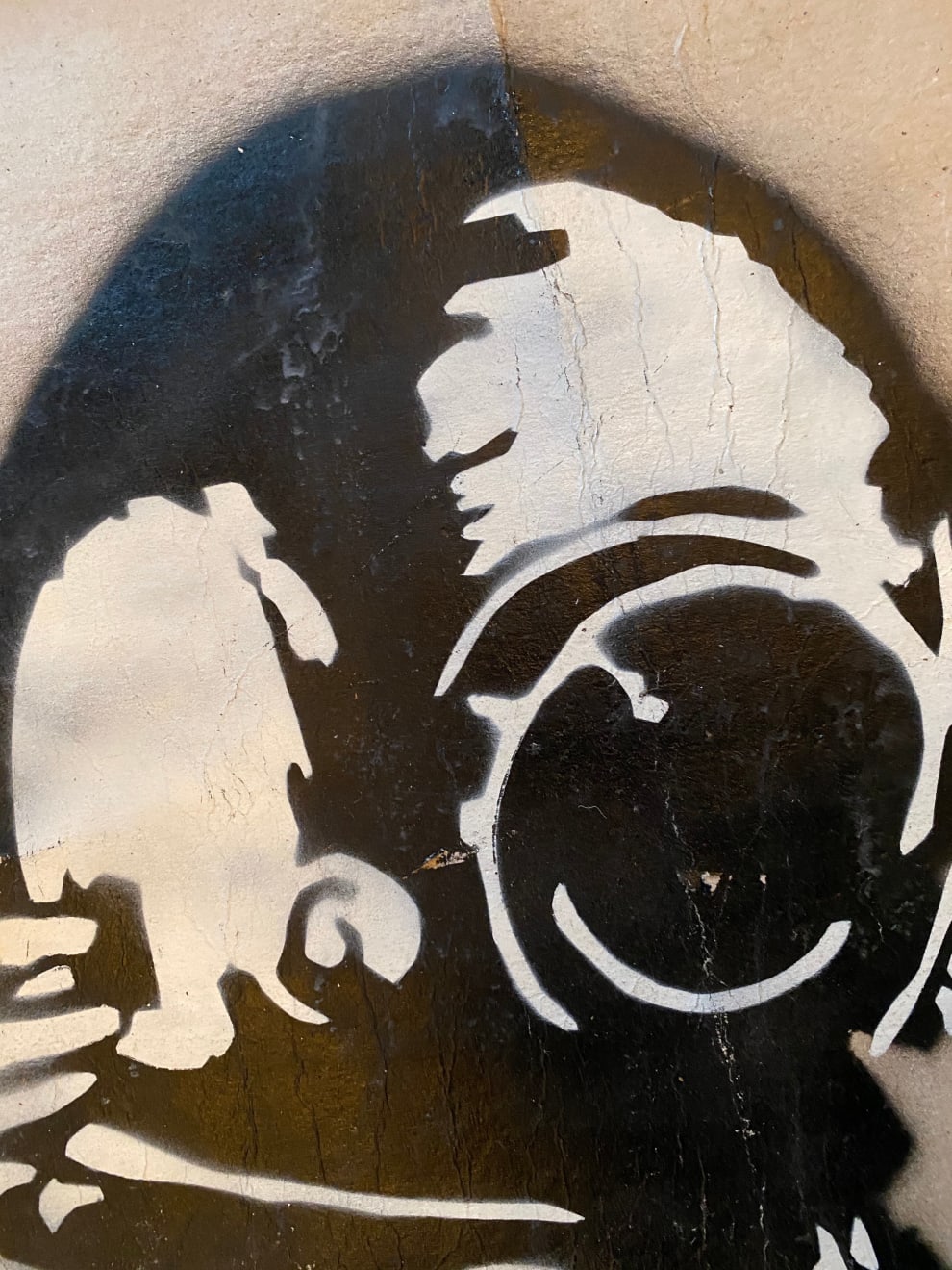 Banksy, "Think Tank" original preparatory spray . (RESERVED), 2003